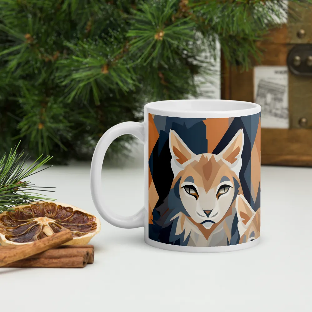 Elegance in Geometry: The Foxes | Mugs | Multiple Sizes & Colors