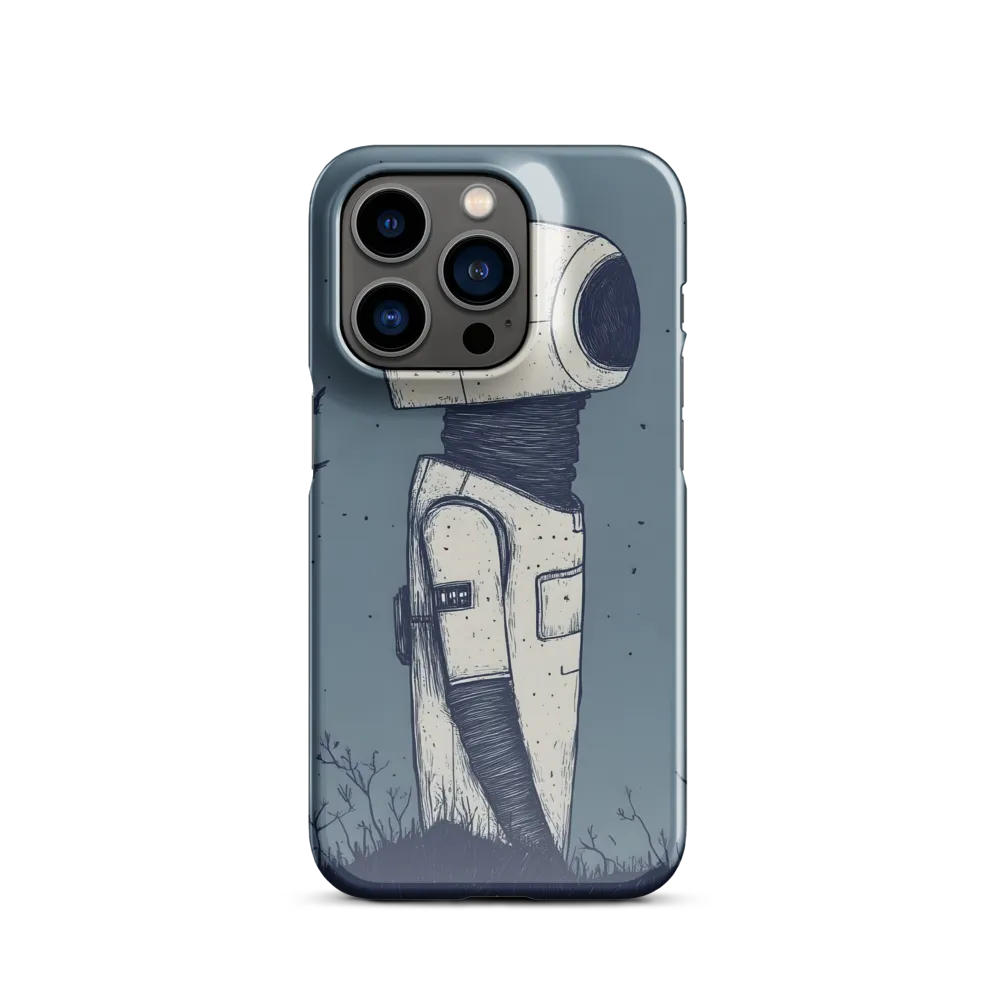 Contemplative Robot in a Barren Landscape