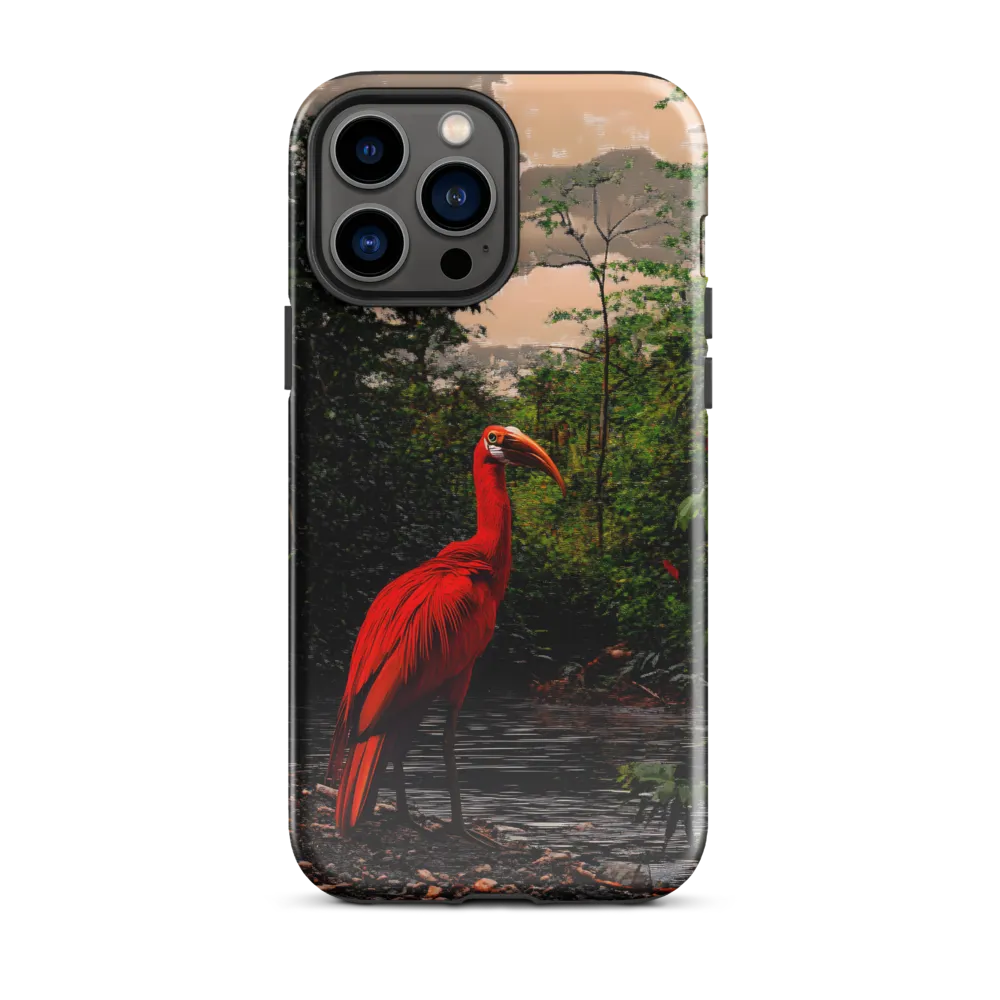 Enigmatic Elegance: The Scarlet Observer