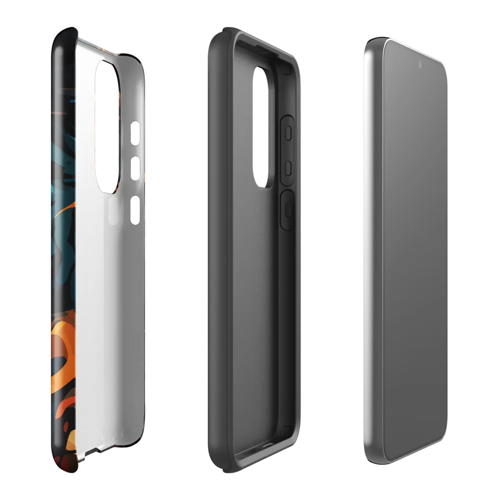 Tropical Enigma: A Wildlife Quartet | Phone Case |  S23 Plus | Tough Case | Glossy