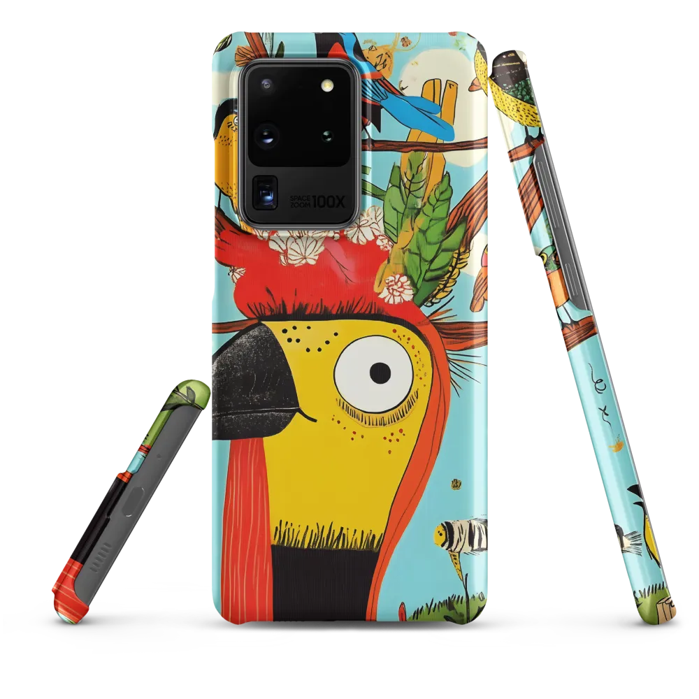Toucan with Floral Crown
