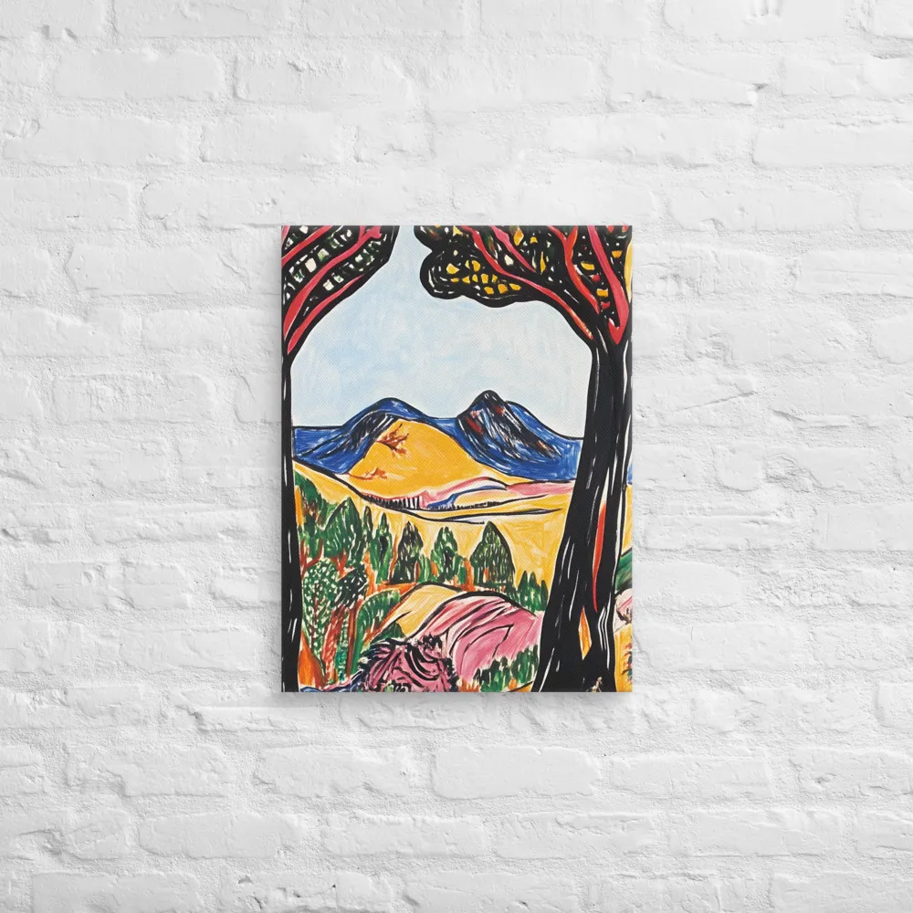 Vibrant Nature's Embrace | Canvas | 18″×24″