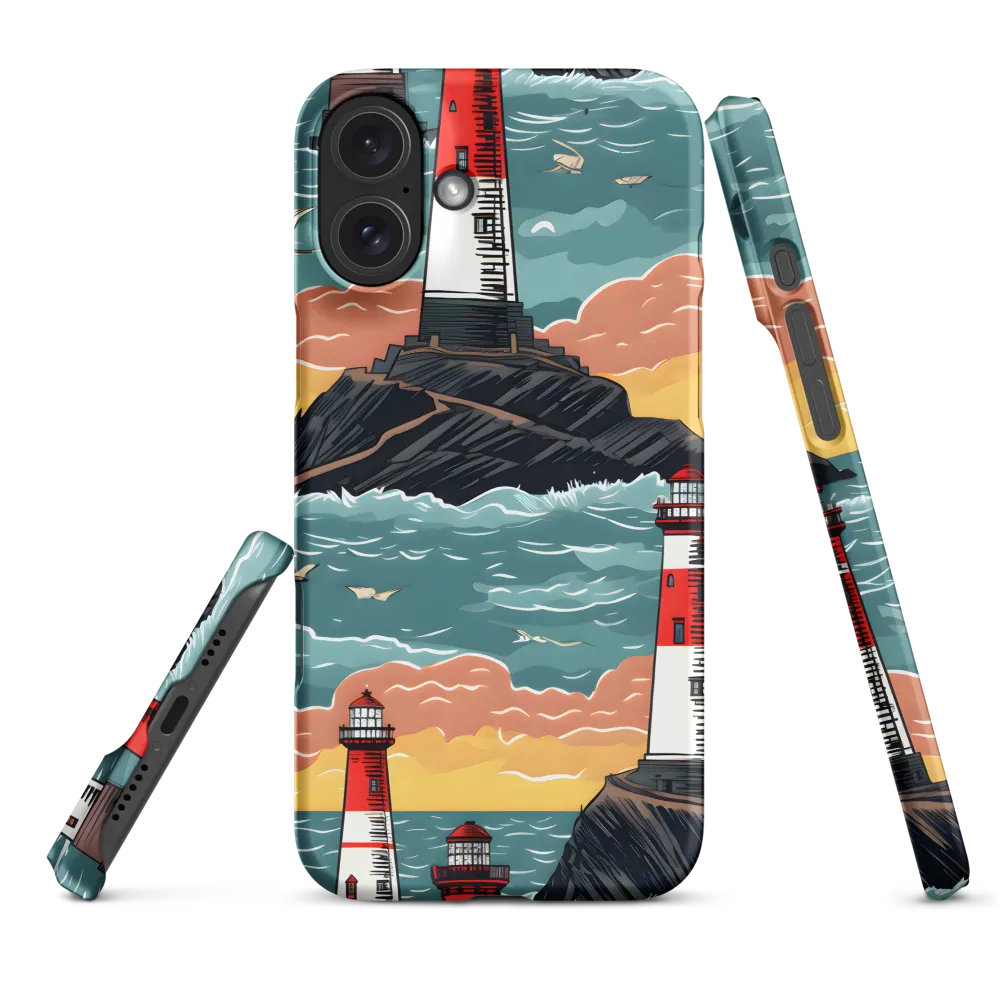 Lighthouses in a Whimsical Ocean