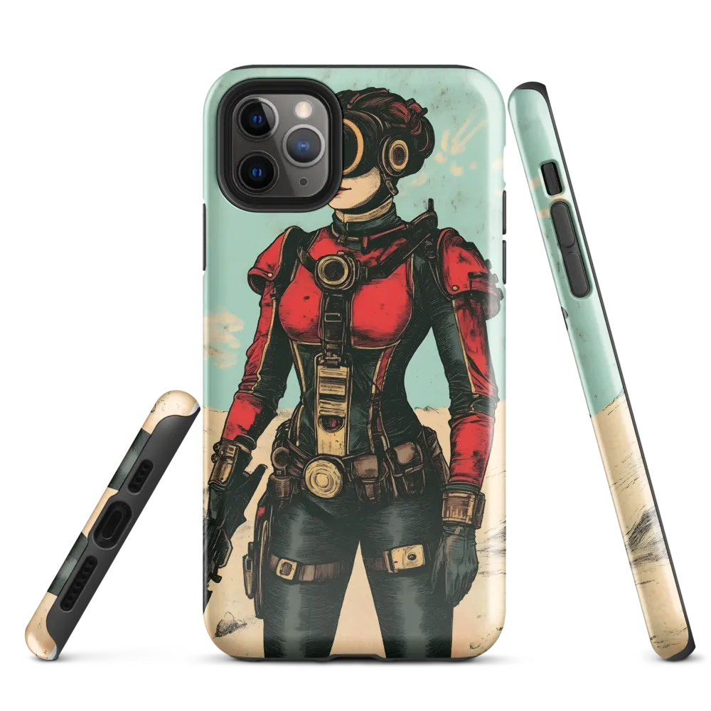 Futuristic Explorer: A Steampunk Adventure | Phone Case |  11 Pro Max | Tough Case | Glossy