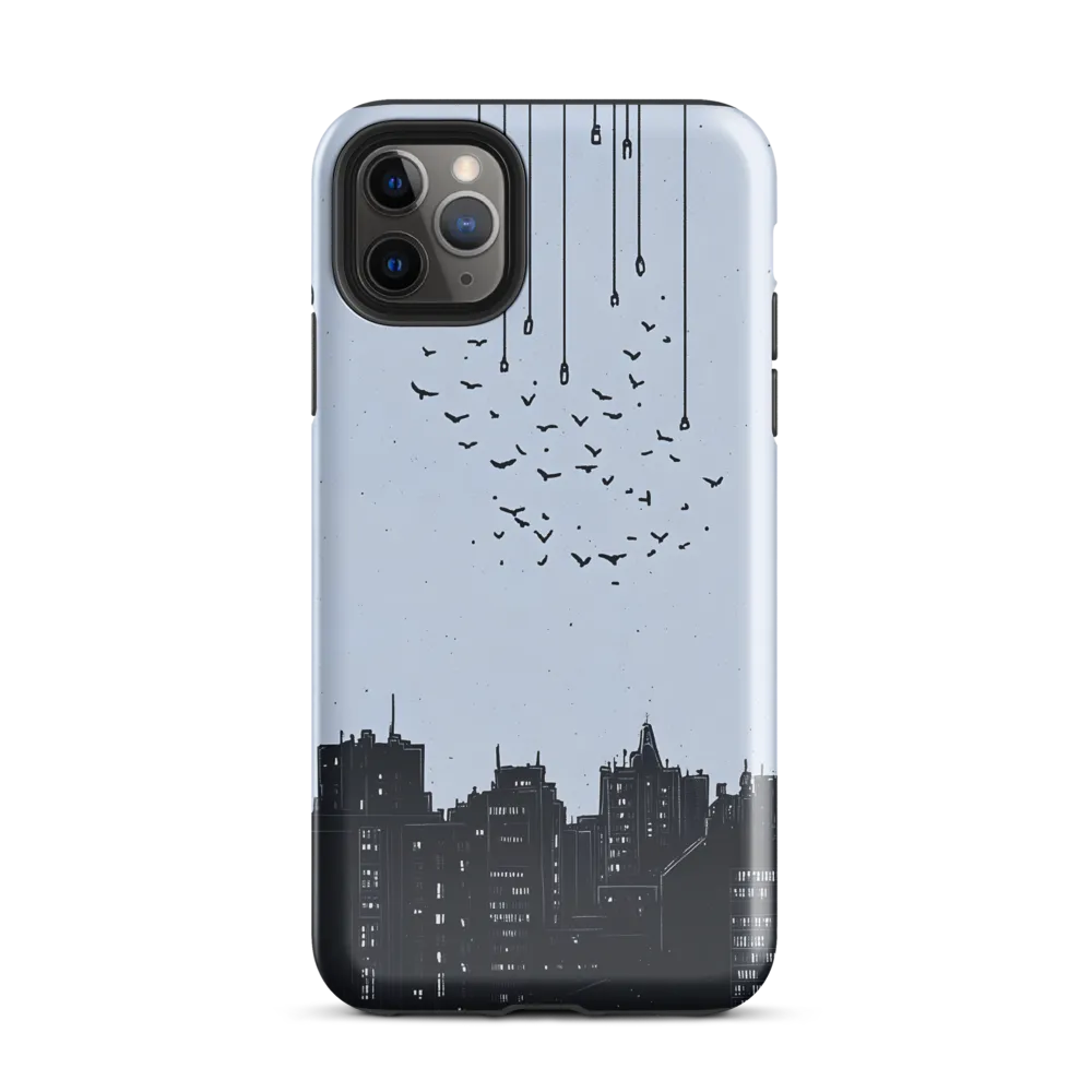 Elevated Serenity: A Minimalist Cityscape | Phone Case |  11 Pro Max | Tough Case | Glossy