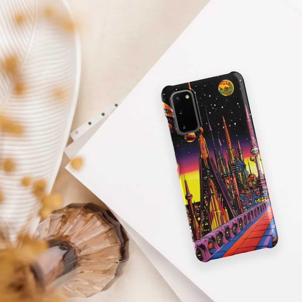 Futuristic Cosmos: A Journey Through Neon Cities
