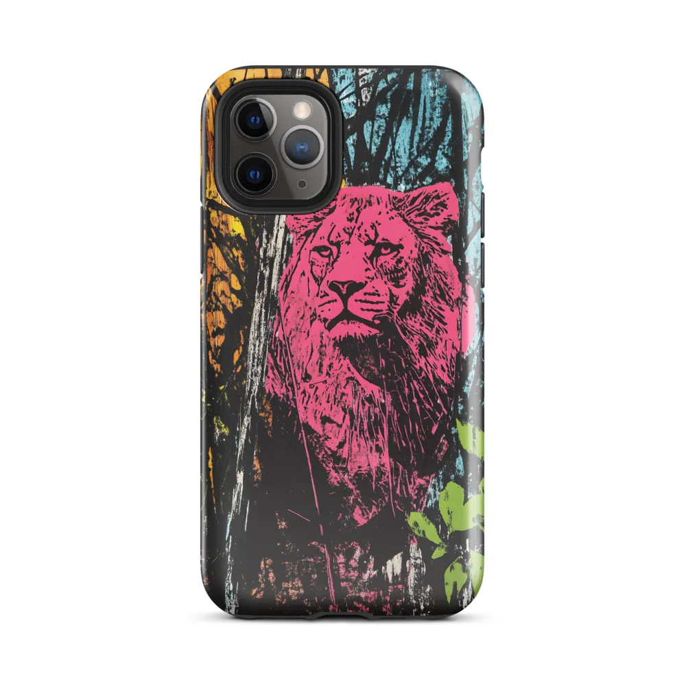 Fierce Vibrance: The Pink Lion