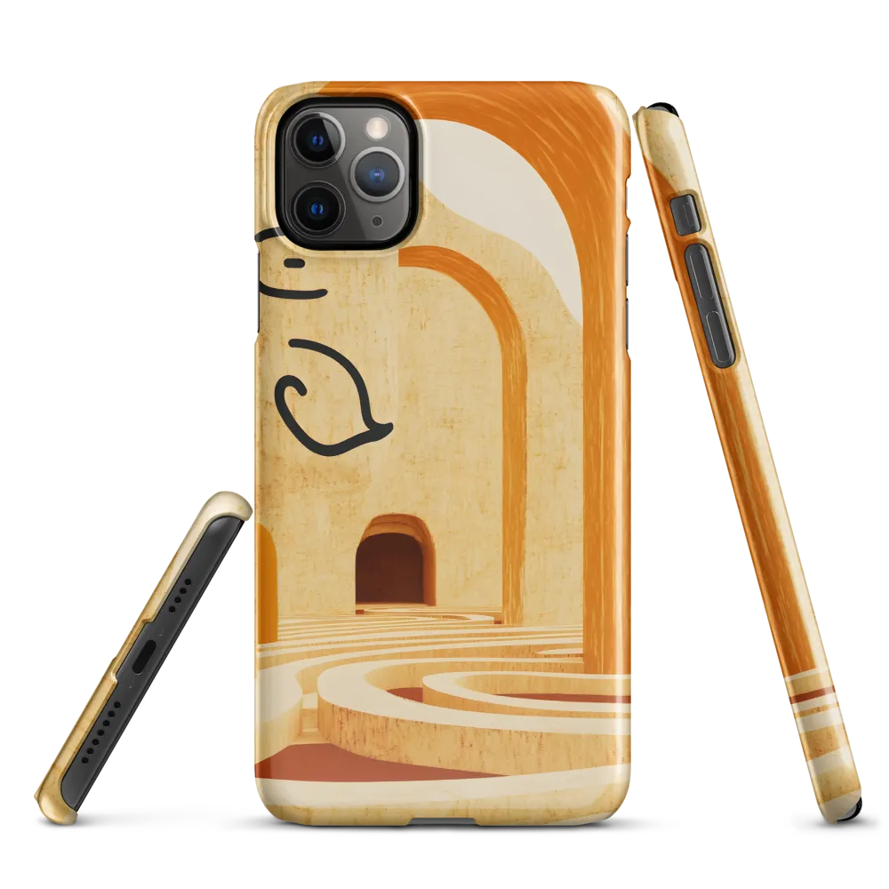 Whimsical Arches in a Beige Dreamscape | Phone Case |  11 Pro Max | Snap Case | Glossy