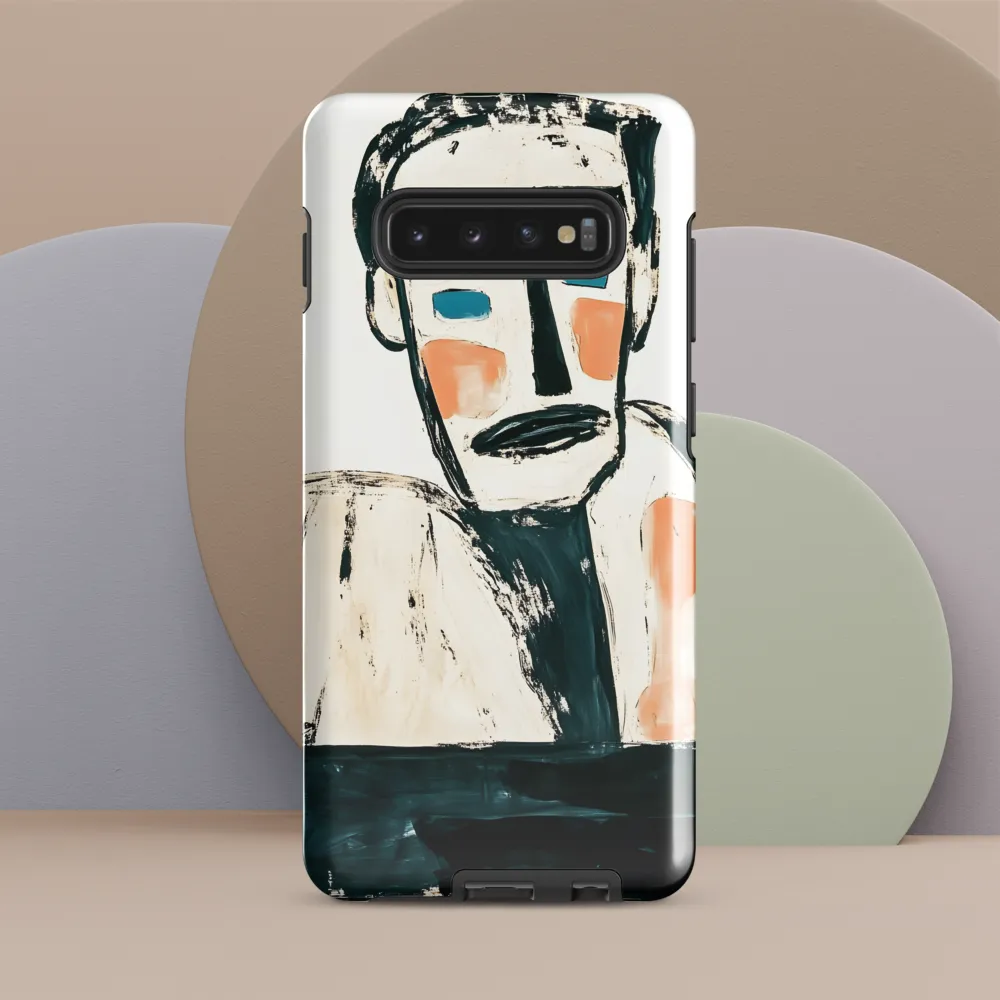 Contemplative Figure | Phone Case |  S10 Plus | Tough Case | Glossy