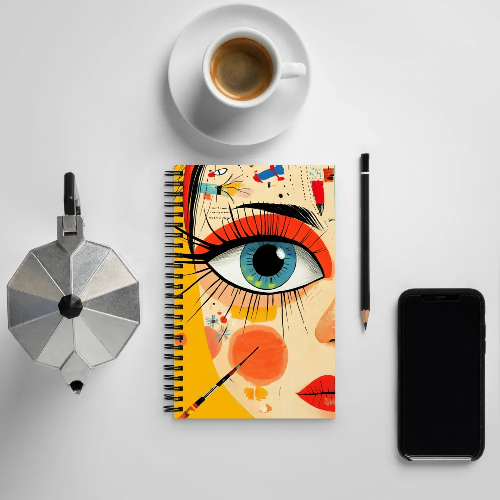 Through the Looking Eye | Spiral Notebook