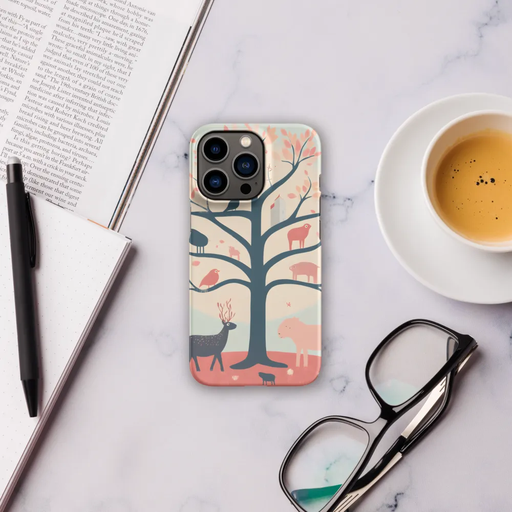 Whimsical Tree with Playful Creatures