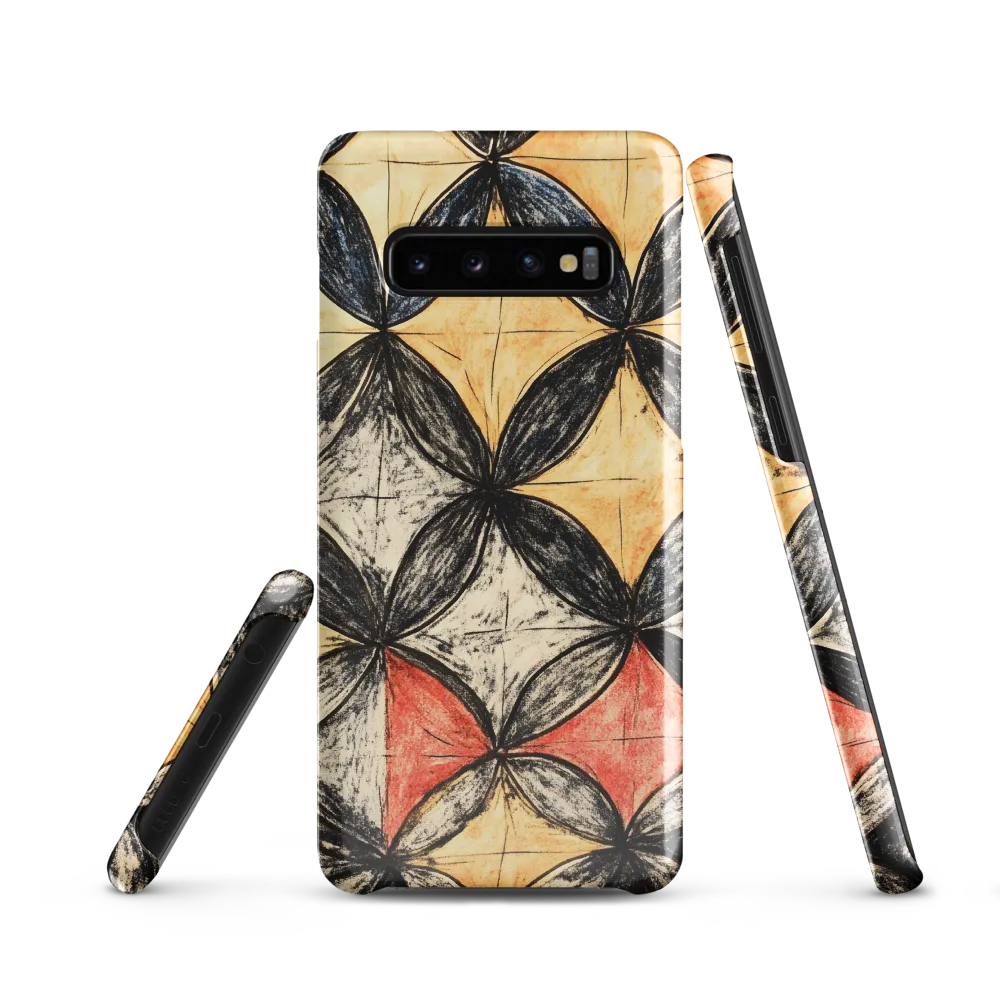 Geometric Harmony | Phone Case |  S10 | Snap Case | Glossy