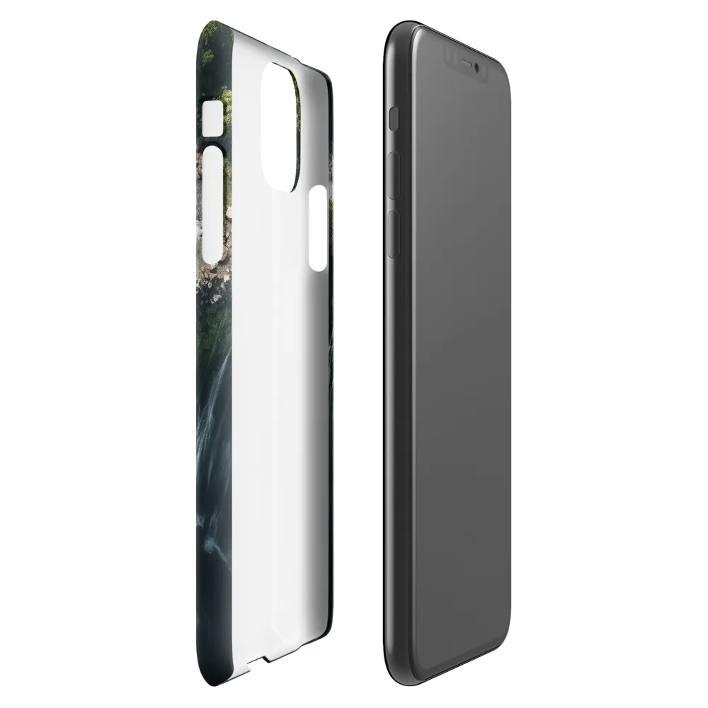 Nature's Power: The Cascading Waterfall | Phone Case |  11 Pro Max | Snap Case | Matte