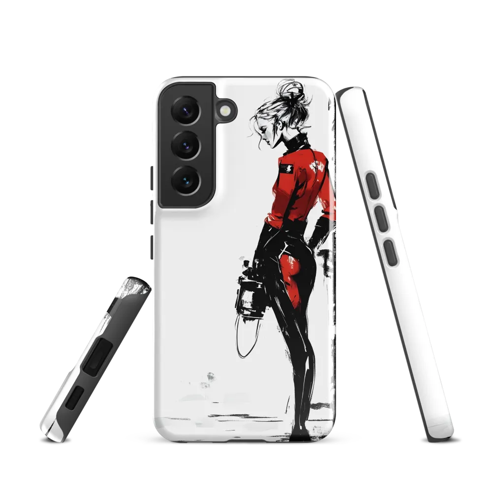 The Edgy Elegance | Phone Case |  S22 | Tough Case | Glossy
