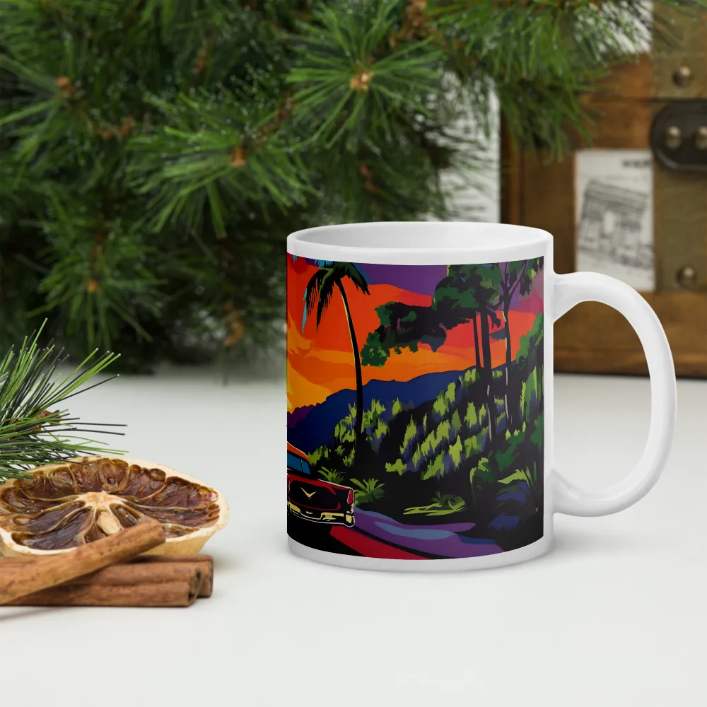 Sunset Drive | Mugs | Multiple Sizes & Colors