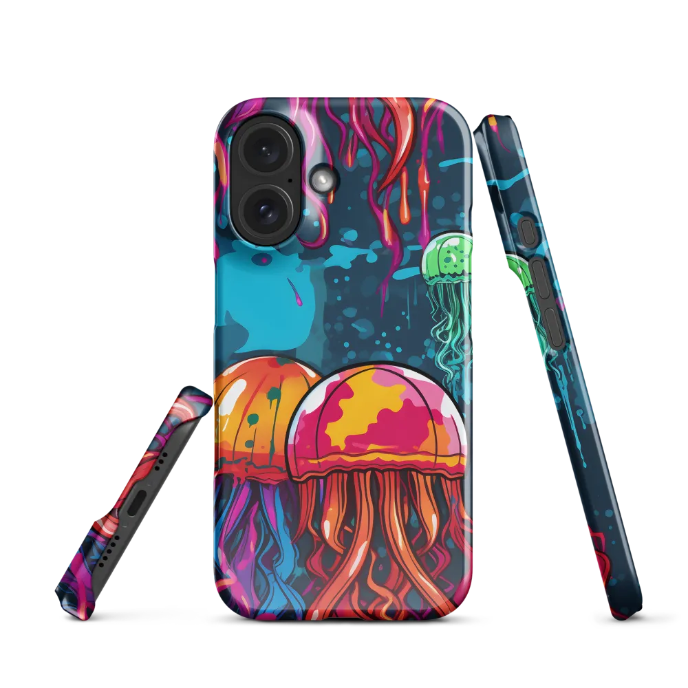 Underwater Symphony of Jellyfish | Phone Case |  16 | Snap Case | Glossy