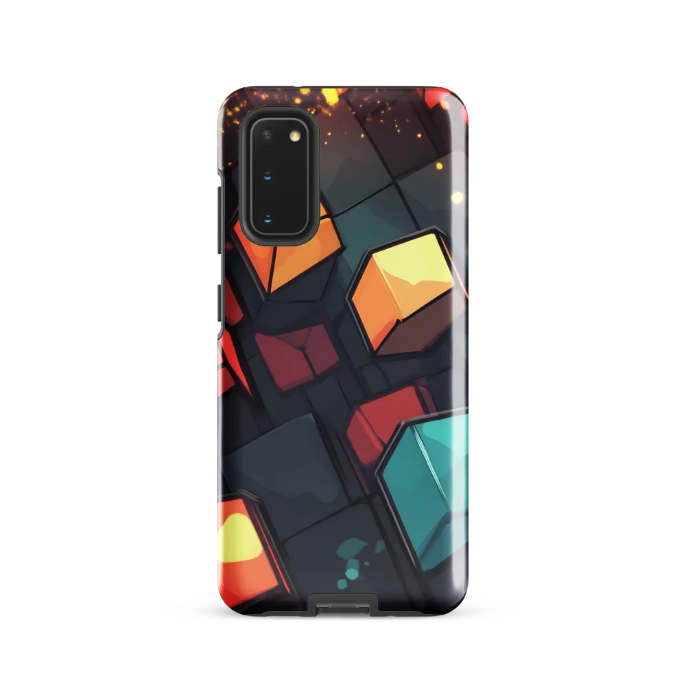 Illuminated Geometry | Phone Case |  S20 | Tough Case | Glossy