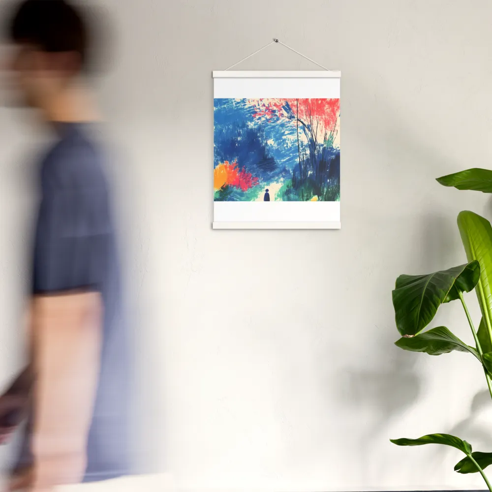Whispers of Tranquility | Poster With White Wood Hanger | 16″×20″