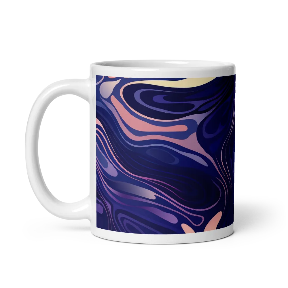 Serene Waves of Color | Mug with White inside | 11 oz