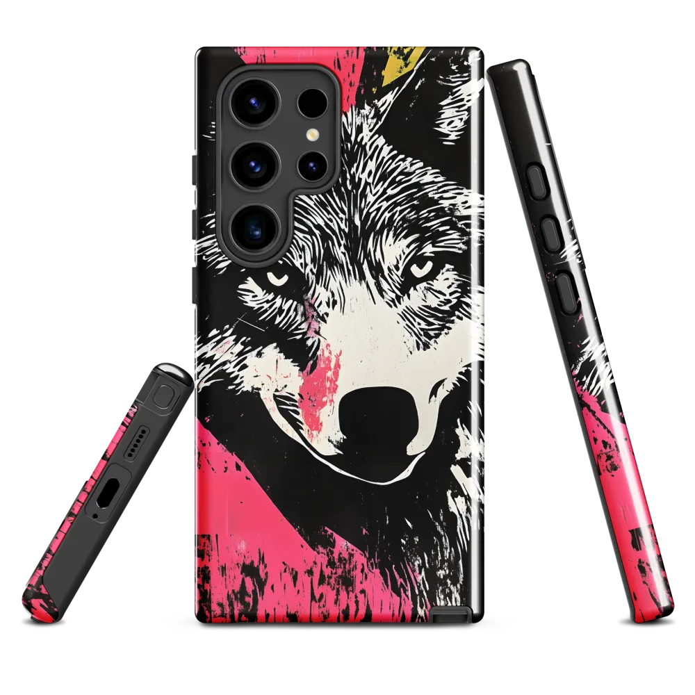 Intense Gaze of the Wolf