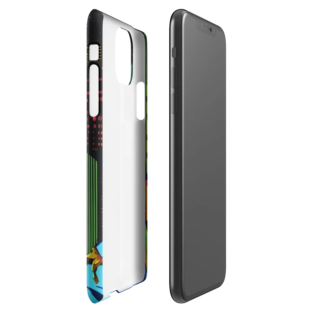 Neon Dreams of a Futuristic City | Phone Case |  11 Pro Max | Snap Case | Glossy