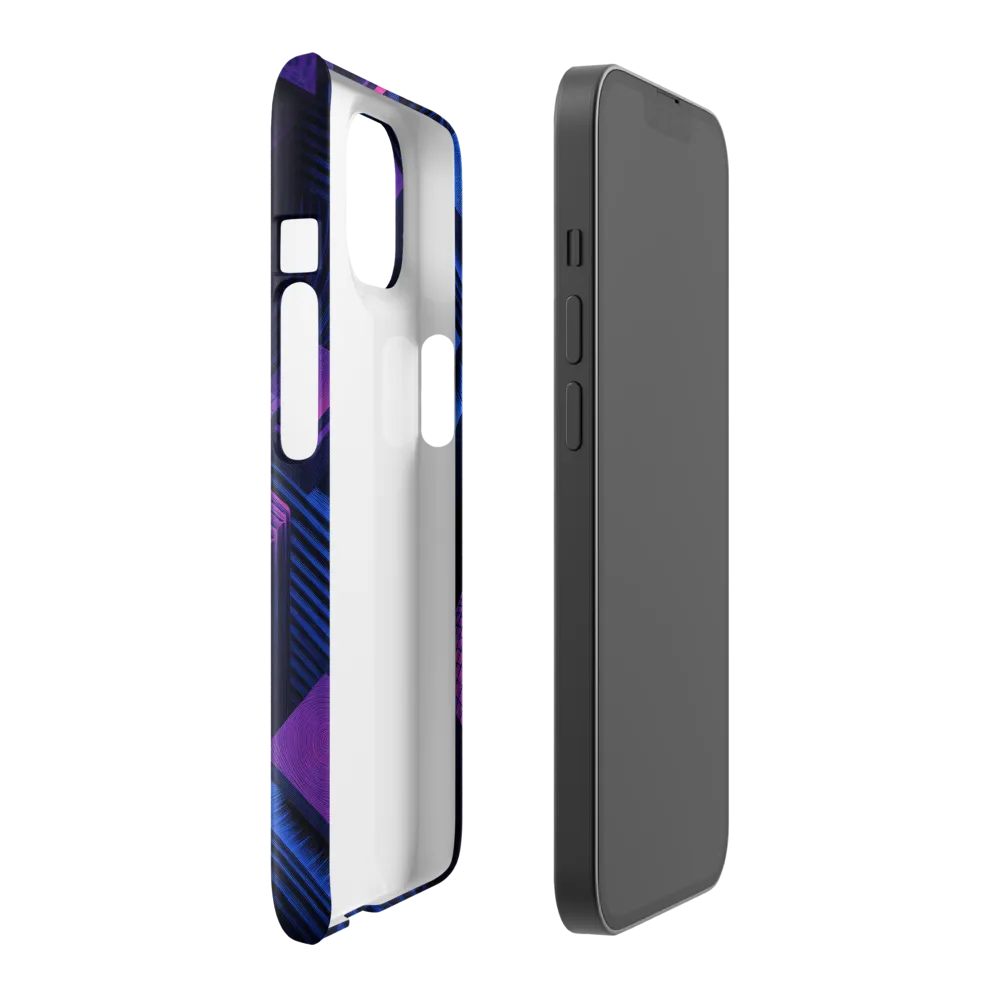 Geometric Dreams in Blue and Purple