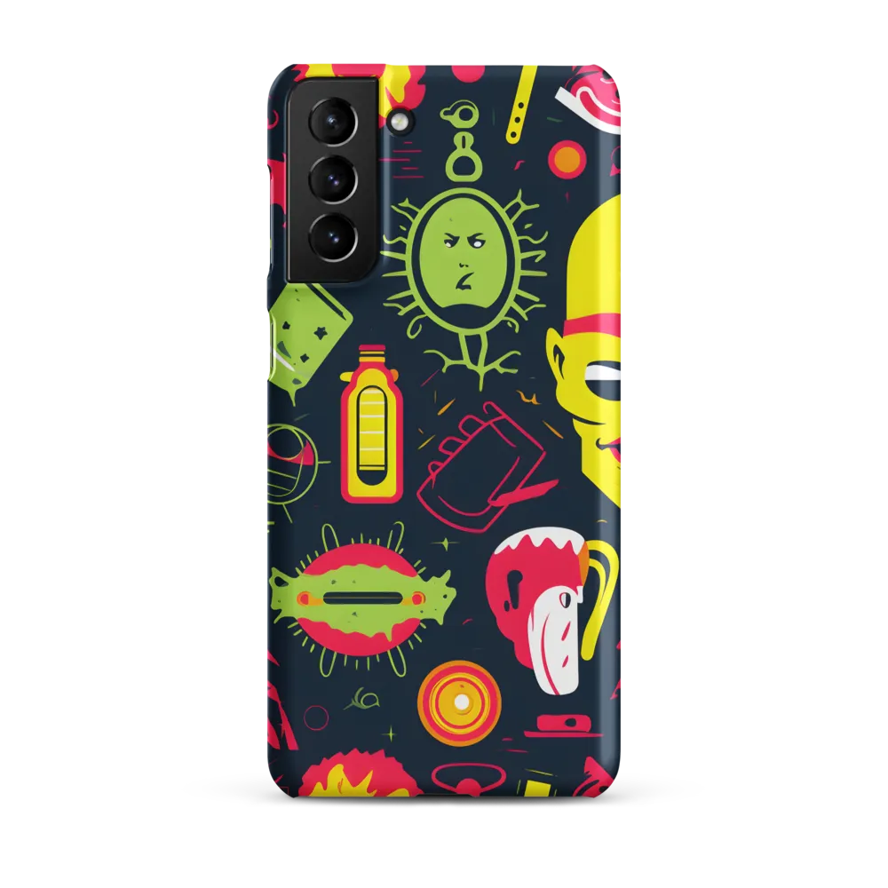Neon Revelry: A Quirky Exploration of Modern Pop Art