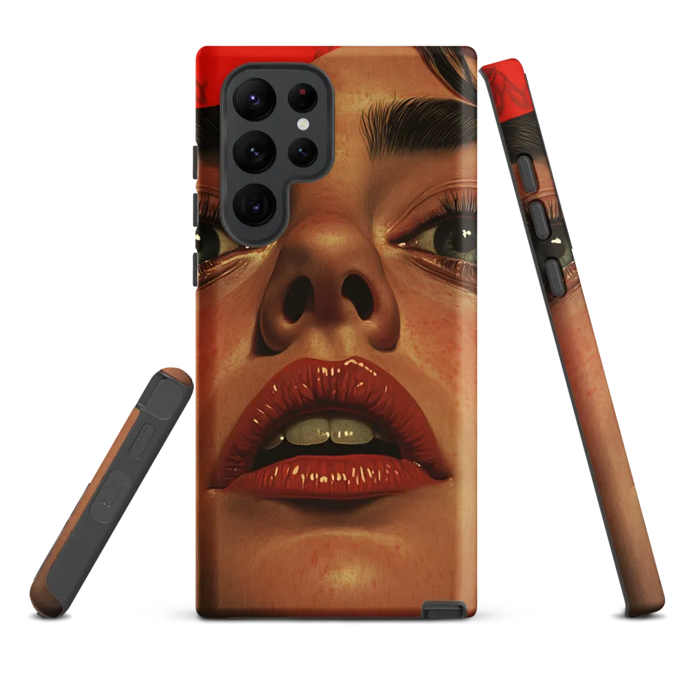 Intense Gaze | Phone Case |  S22 Ultra | Tough Case | Matte
