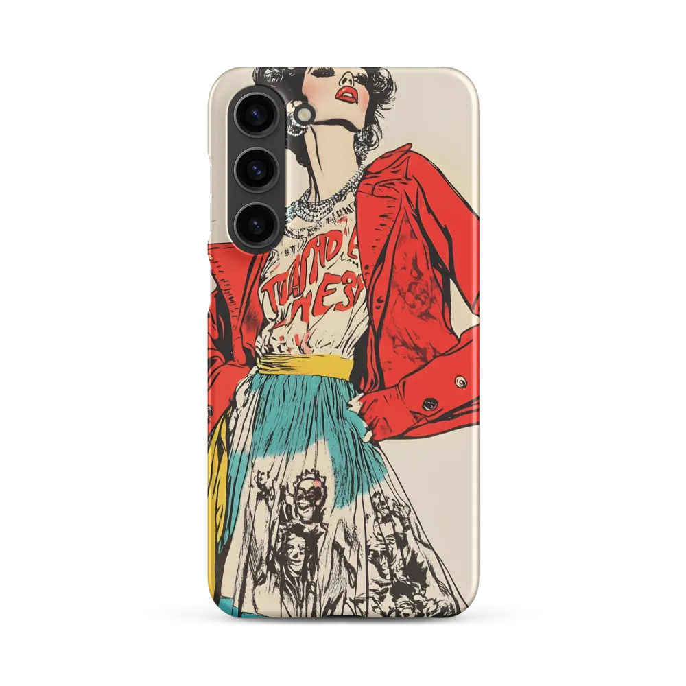 Vibrant Elegance: A Pop Art Fashion Statement