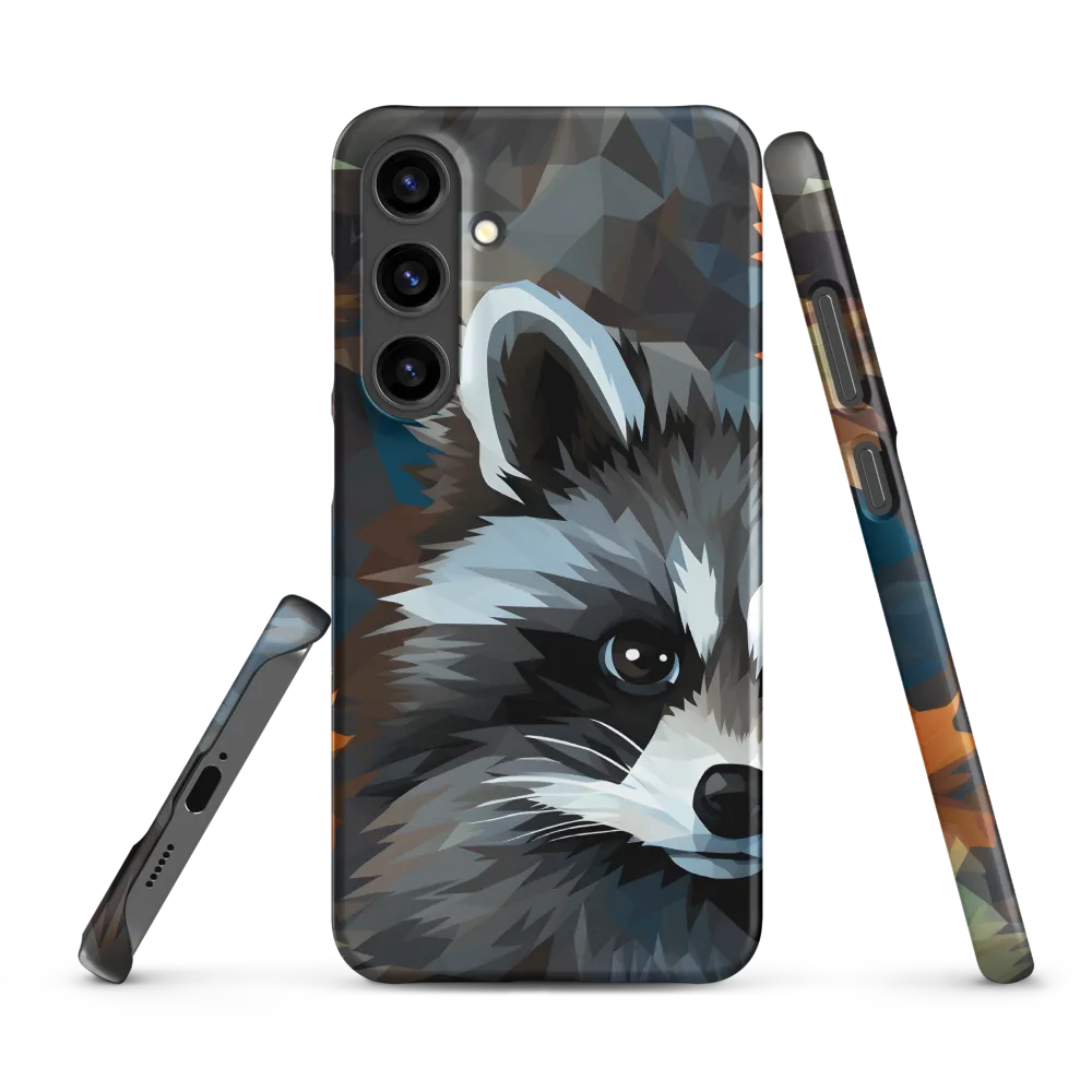 Whispers of Autumn: The Raccoon's Gaze