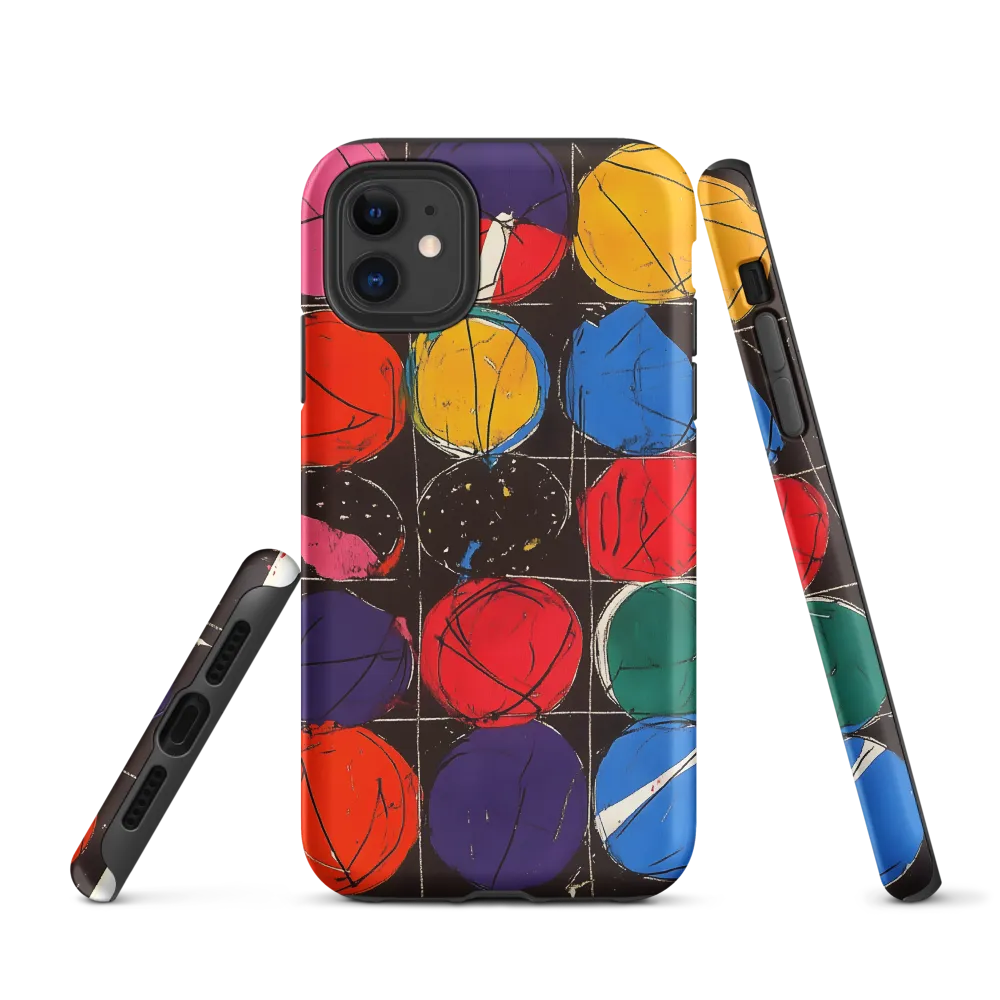 Colorful Circles in Abstract Harmony