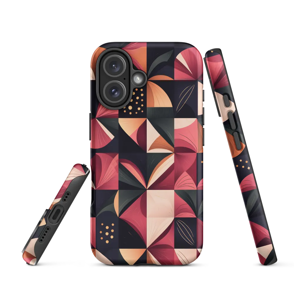 Floral Harmony in Geometry | Phone Case