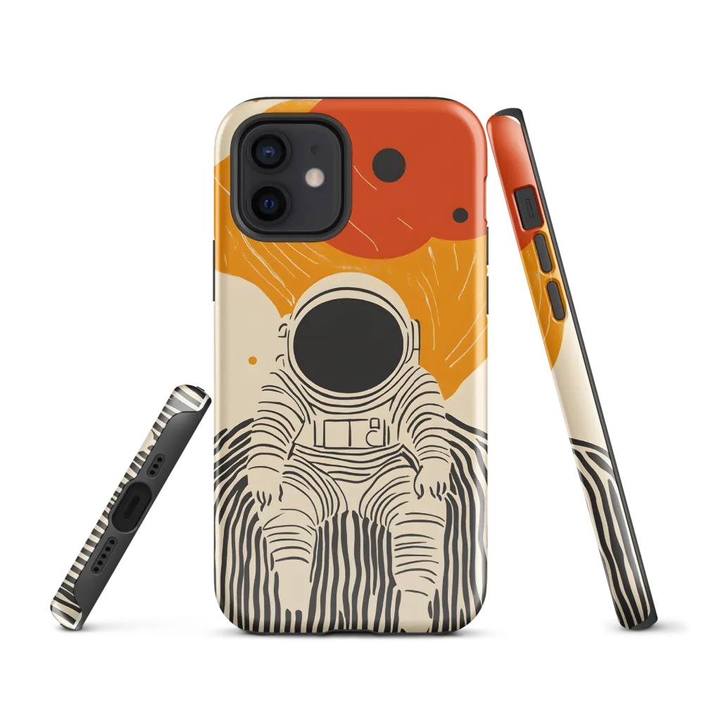Astronaut in Cosmic Thoughts | Phone Case |  12 | Tough Case | Glossy