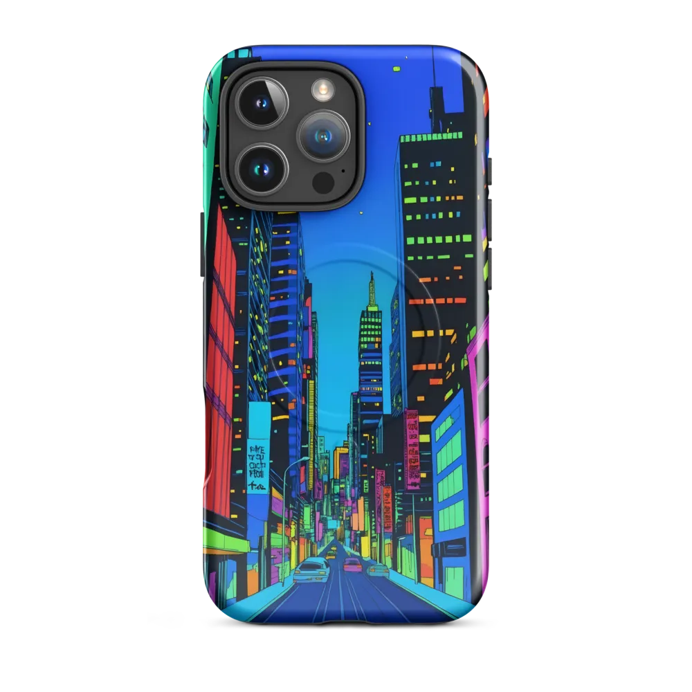 Neon Dreamscape: A Futuristic City at Dusk