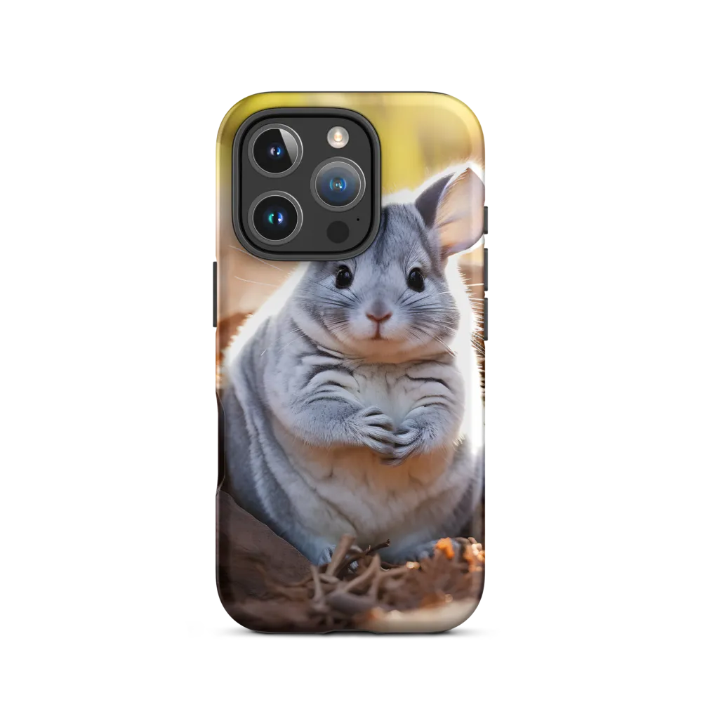 Gentle Whispers of Nature: The Chinchilla | Phone Case |  16 Pro | Tough Case | Matte
