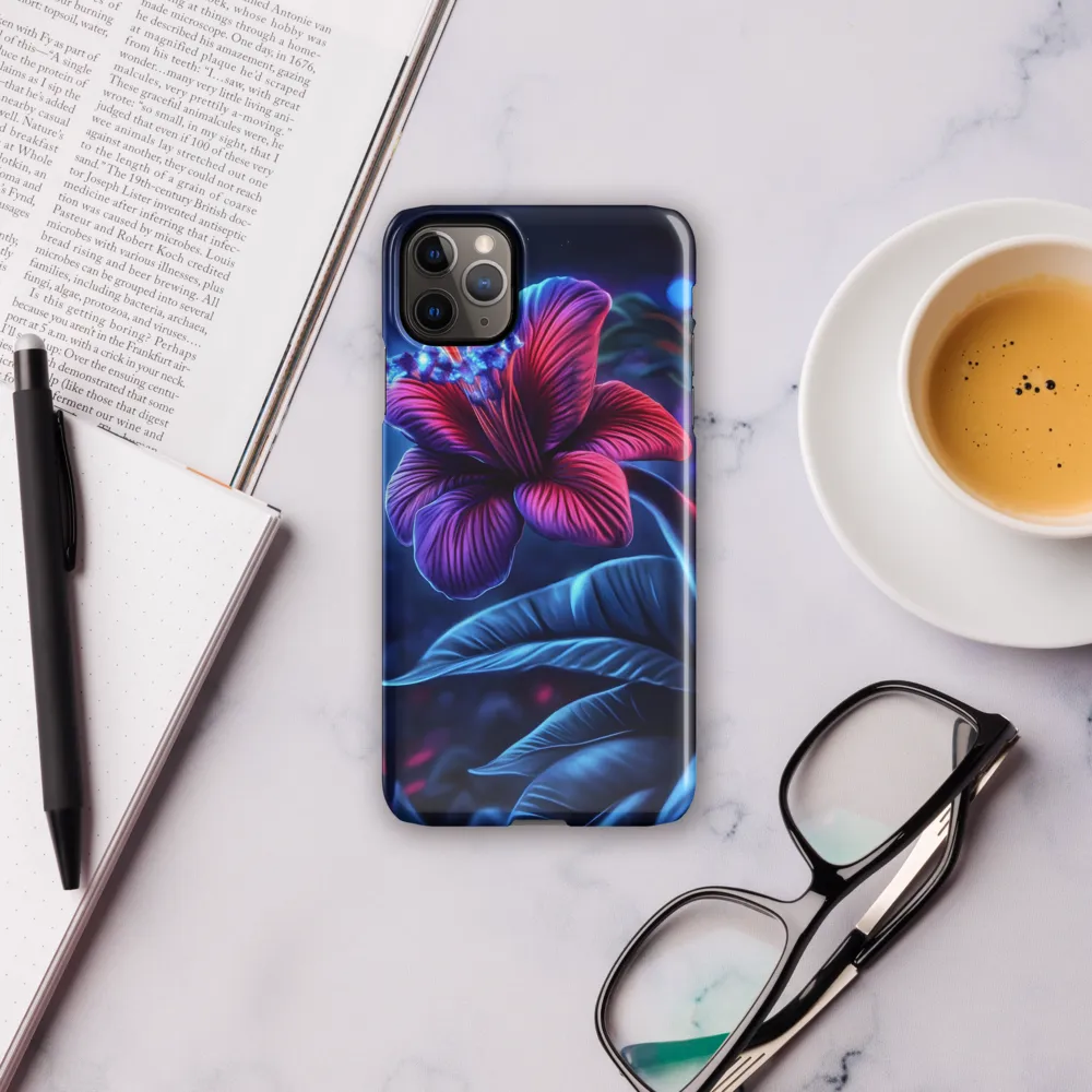 Illuminated Serenity: The Surreal Blossom | Phone Case |  11 Pro Max | Snap Case | Glossy