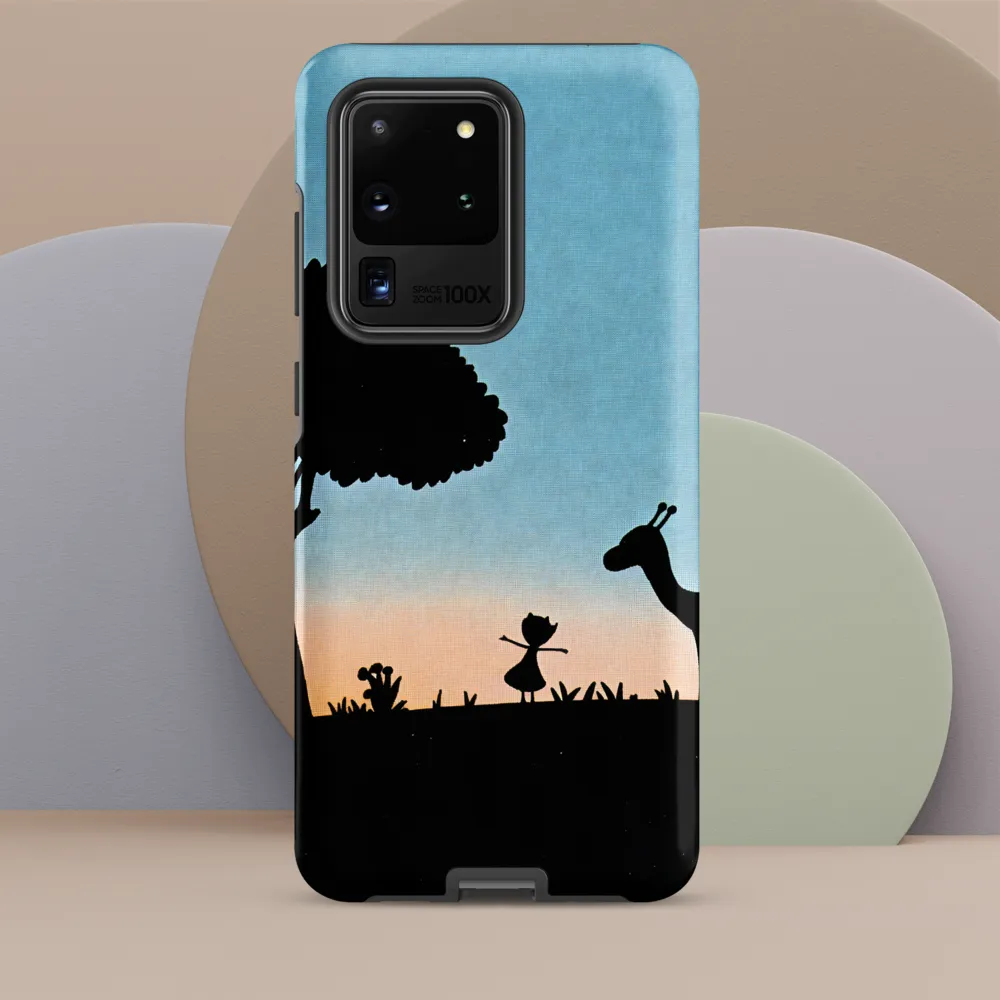 Curiosity in the Silhouette | Phone Case |  S20 Ultra | Tough Case | Matte