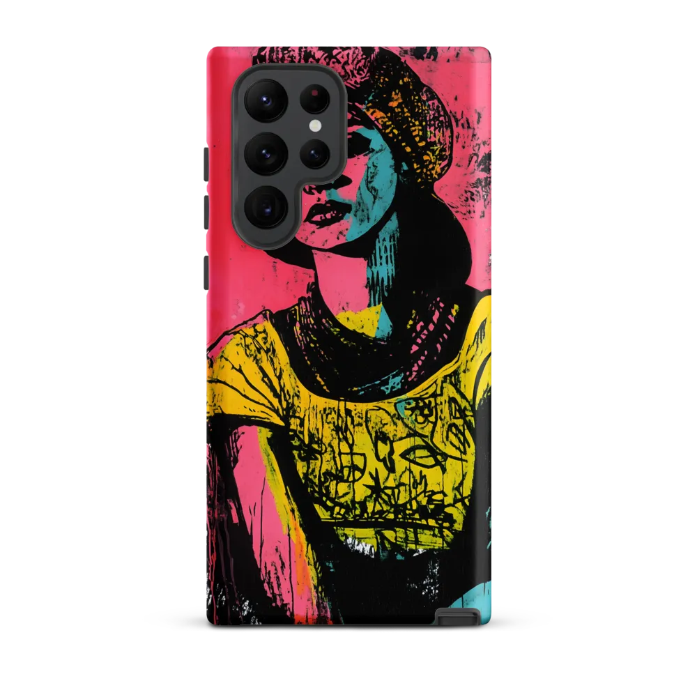 Urban Elegance: A Graffiti Portrait