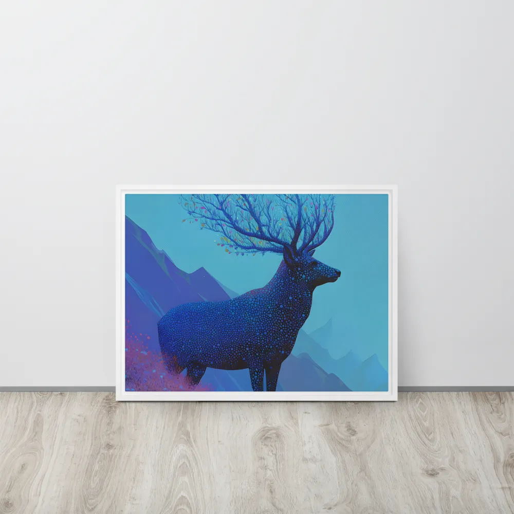 Ethereal Harmony | Canvas with White Frame | 18″×24″