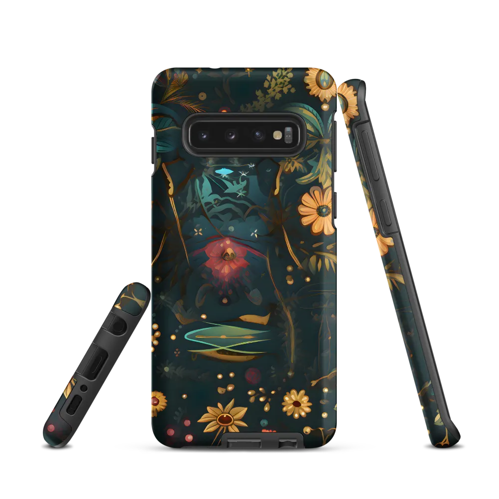 Whimsy in Flora: An Art Nouveau Journey | Phone Case |  S10 | Tough Case | Matte