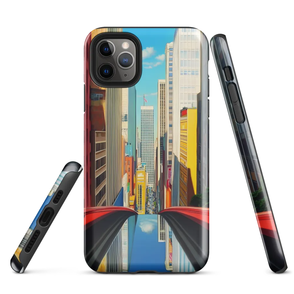 Urban Symphony: A Hyperrealistic Perspective | Phone Case |  11 Pro Max | Tough Case | Glossy