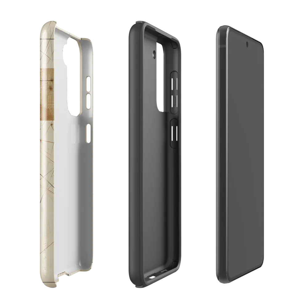Elegance in Lines | Phone Case |  S21 FE | Tough Case | Glossy