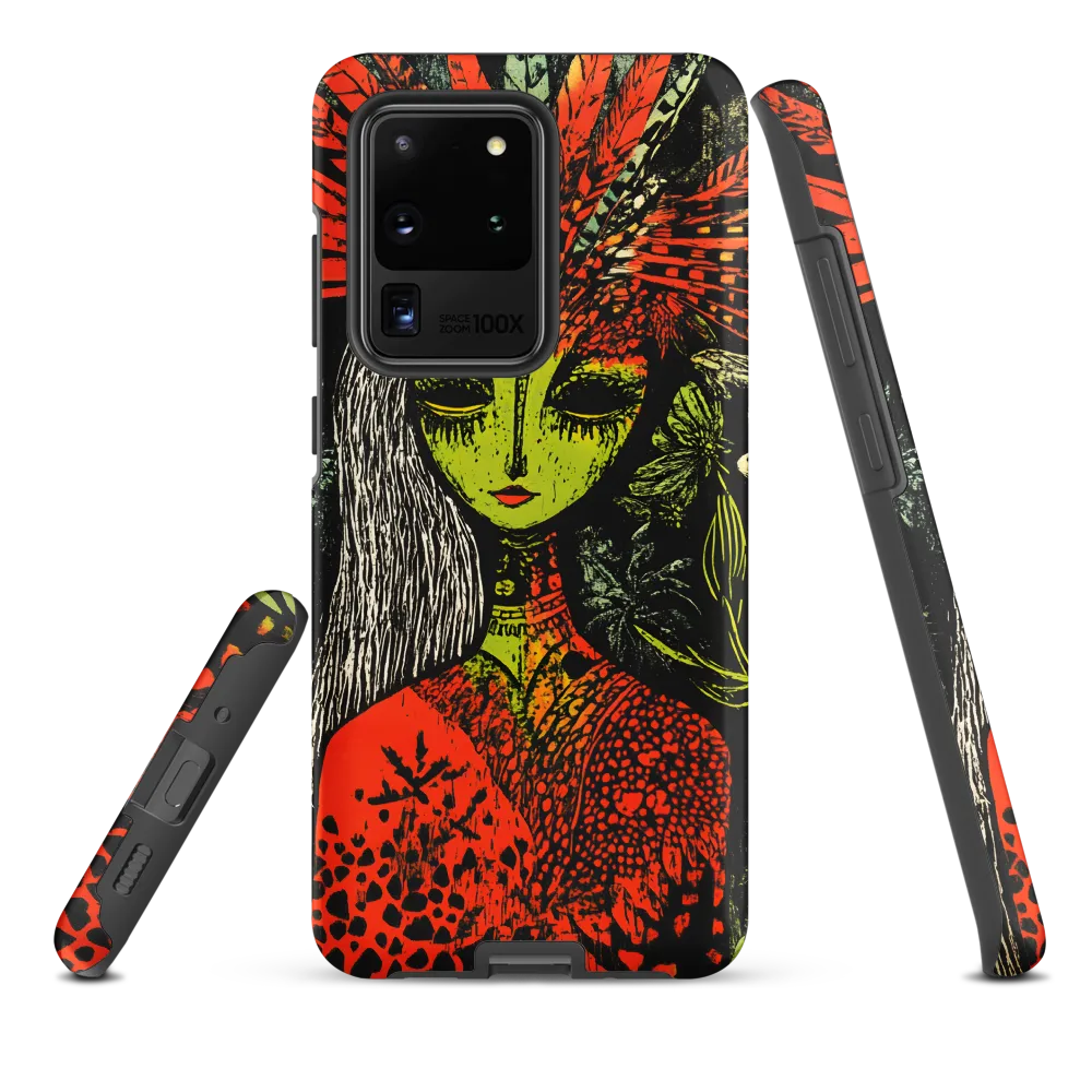 Mystical Flora: A Surreal Portrait