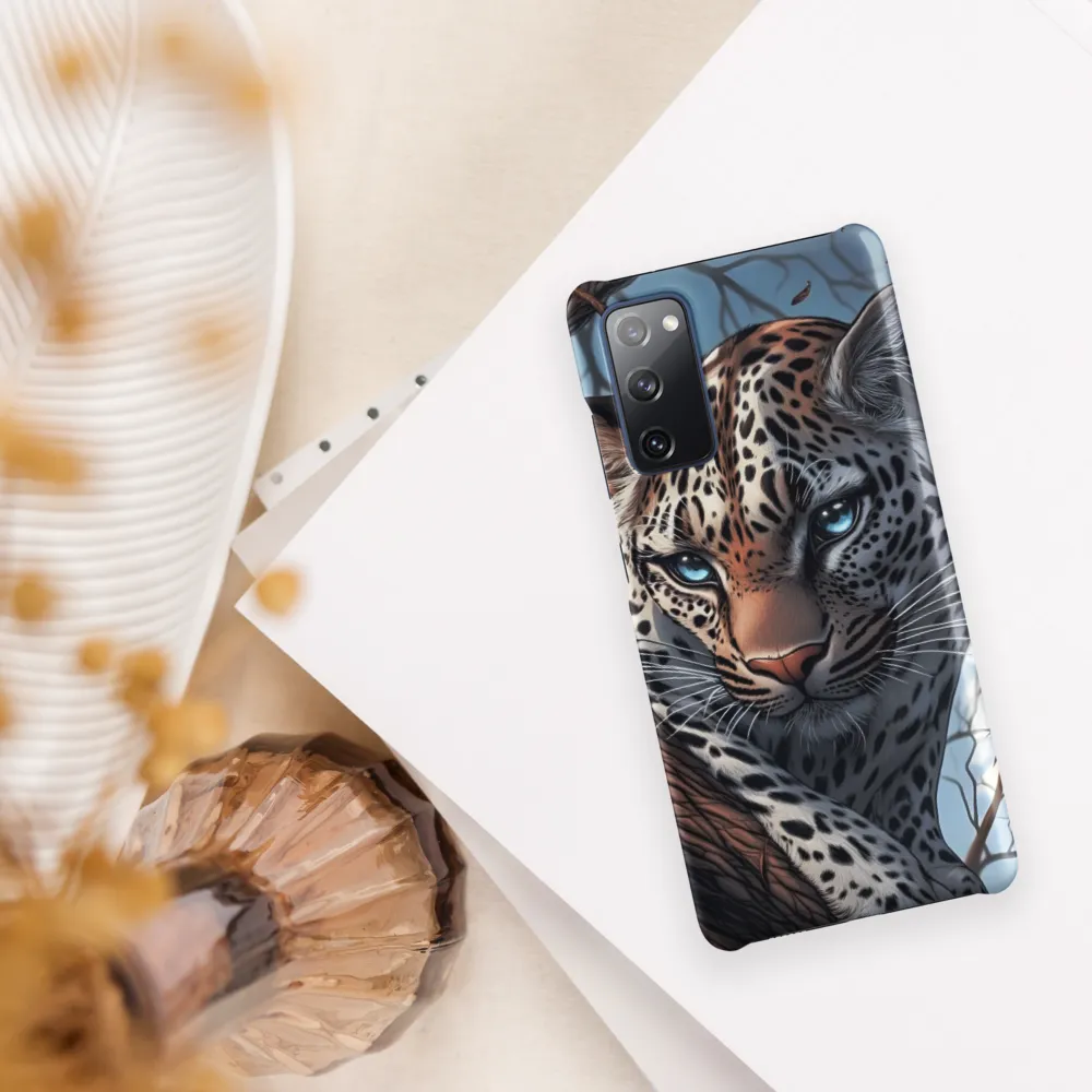 Silent Vigil: The Enigmatic Leopard | Phone Case |  S20 FE | Snap Case | Matte