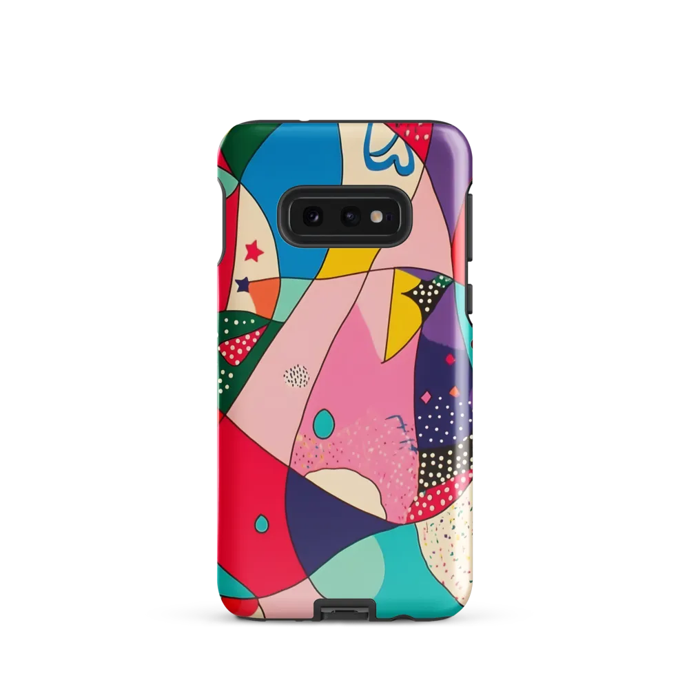 Playful Geometry in Color | Phone Case |  S10e | Tough Case | Glossy