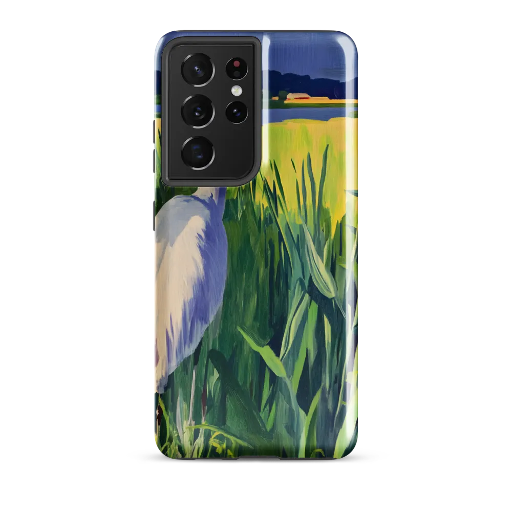 Graceful Presence: The Heron in the Meadow