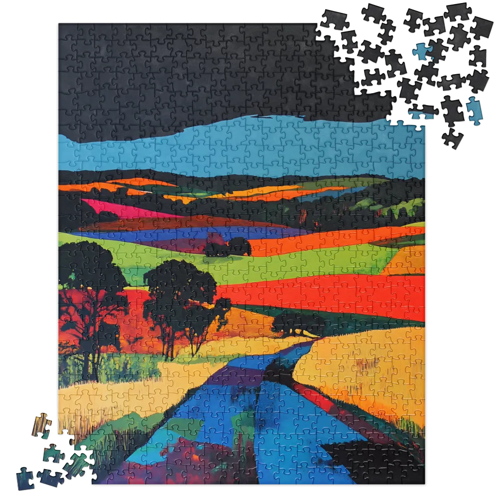 Vibrant Countryside | Jigsaw Puzzle | 520 pieces