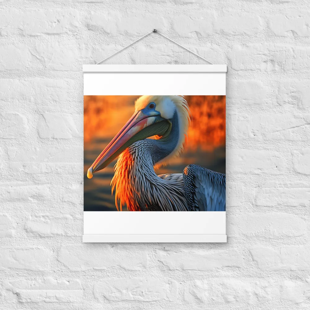 Elegance of the Pelican at Sunset