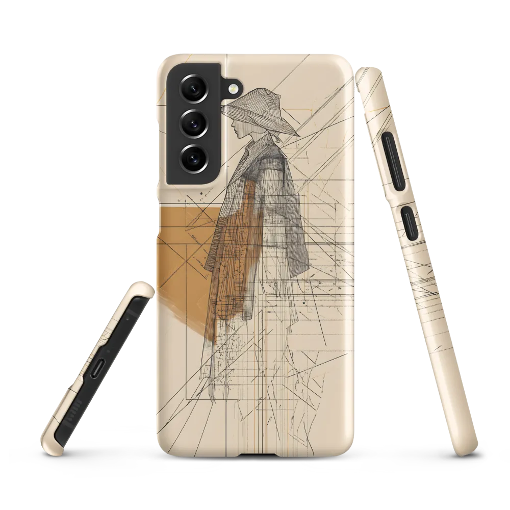 Abstract Profile: A Minimalist Exploration | Phone Case |  S21 FE | Snap Case | Matte