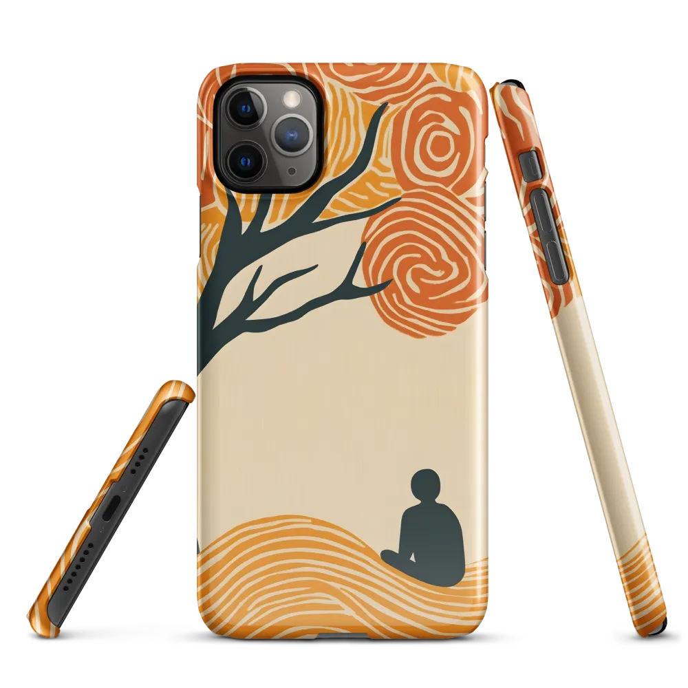 Silent Reflections under Swirling Leaves | Phone Case |  11 Pro Max | Snap Case | Glossy